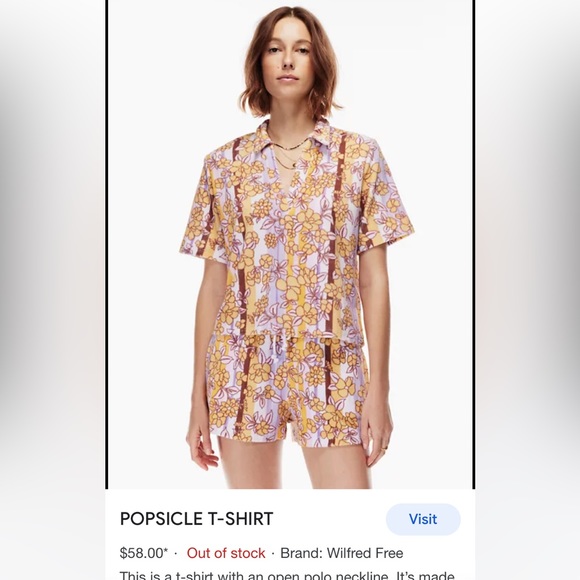 Wilfred Popsicle T-shirt 2XS - Picture 1 of 4